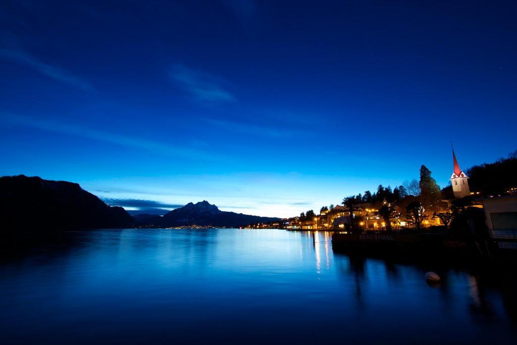 Seehotel Gotthard Weggis Dış mekan fotoğraf