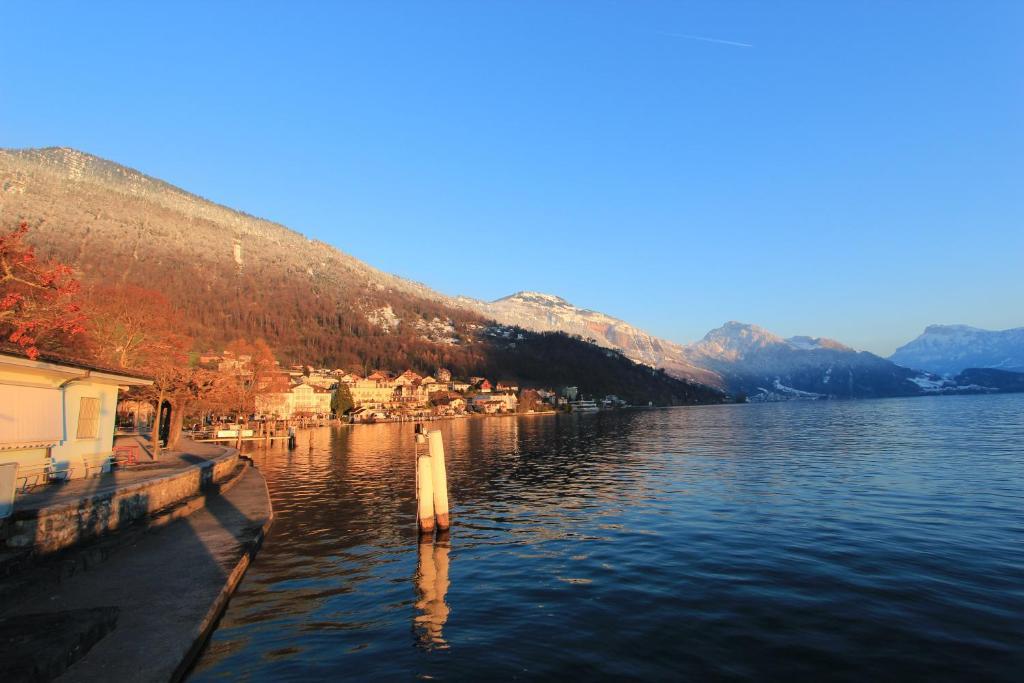 Seehotel Gotthard Weggis Dış mekan fotoğraf