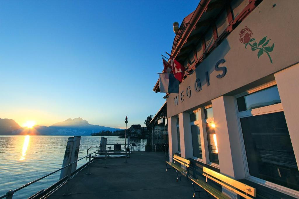 Seehotel Gotthard Weggis Dış mekan fotoğraf