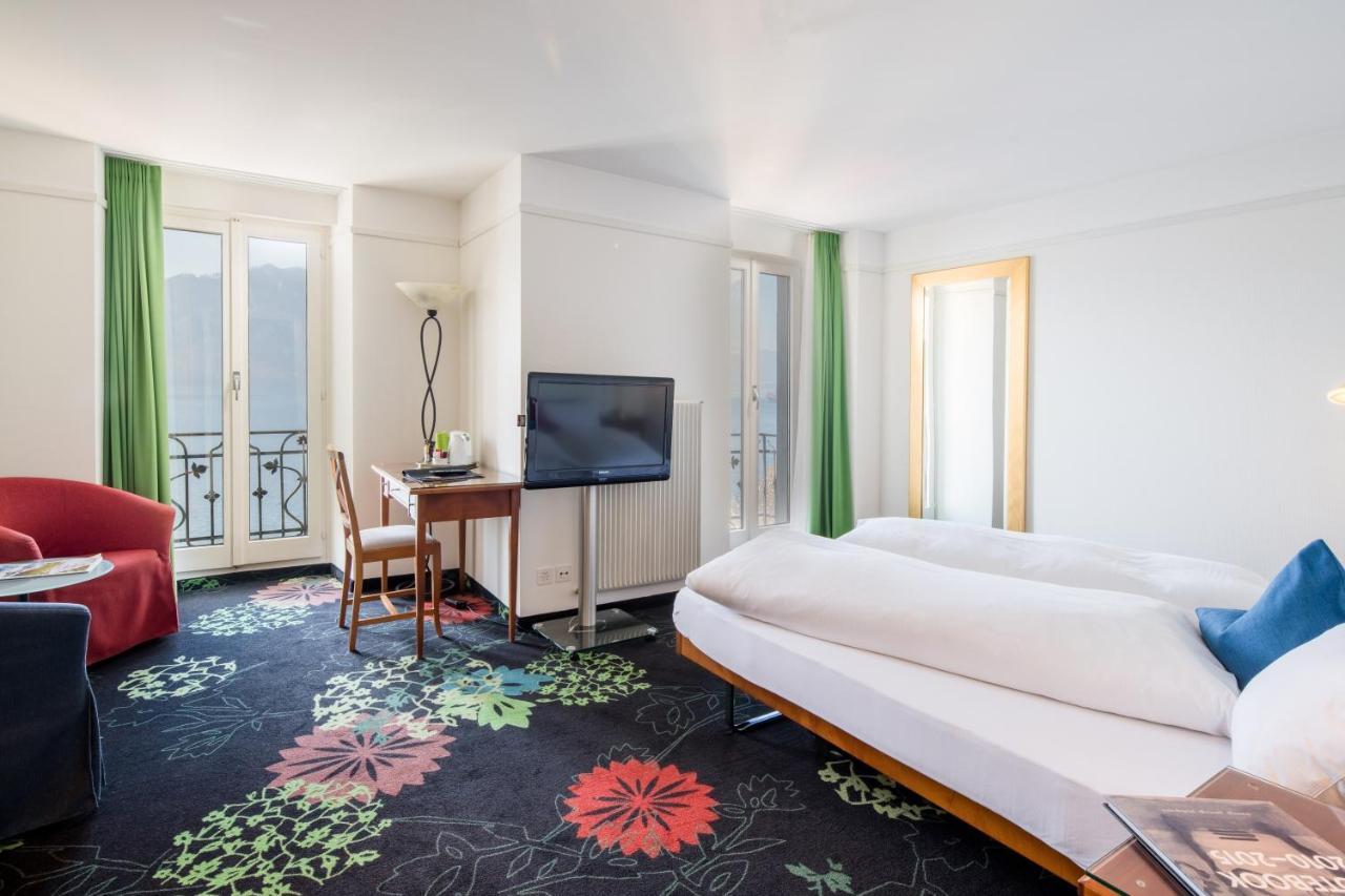 Seehotel Gotthard Weggis Dış mekan fotoğraf